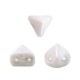Les perles par Puca® Super-kheops beads Opaque White Ceramic Look  03000/14400